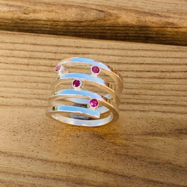 Ruby spiral ring - Image 4