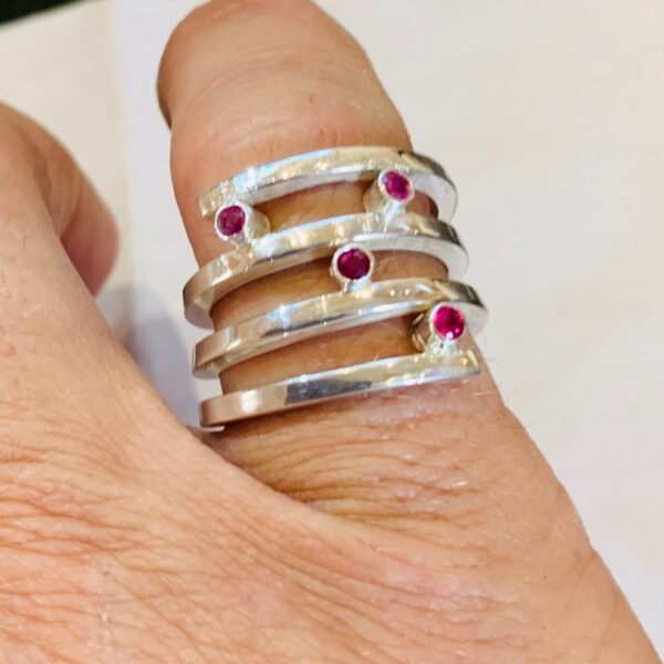 Ruby spiral ring - Image 3