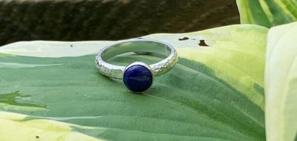 Silver Lapis Lazuli ring - Image 3