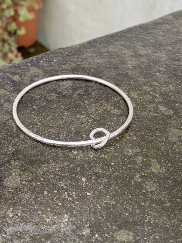 Heart charm bangle - Image 3